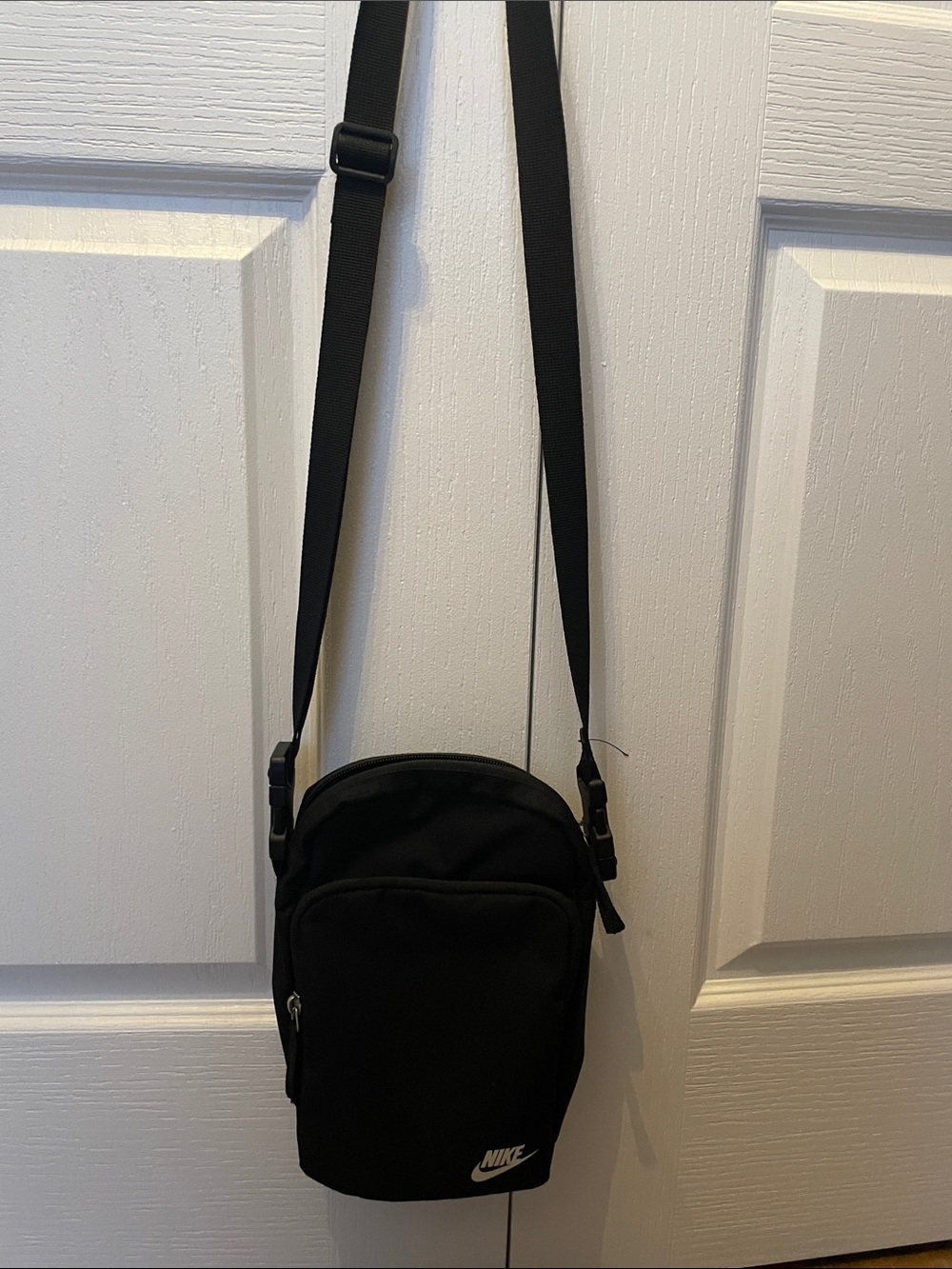 Nike Small Black Crossbody Bag with Adjustable Strap